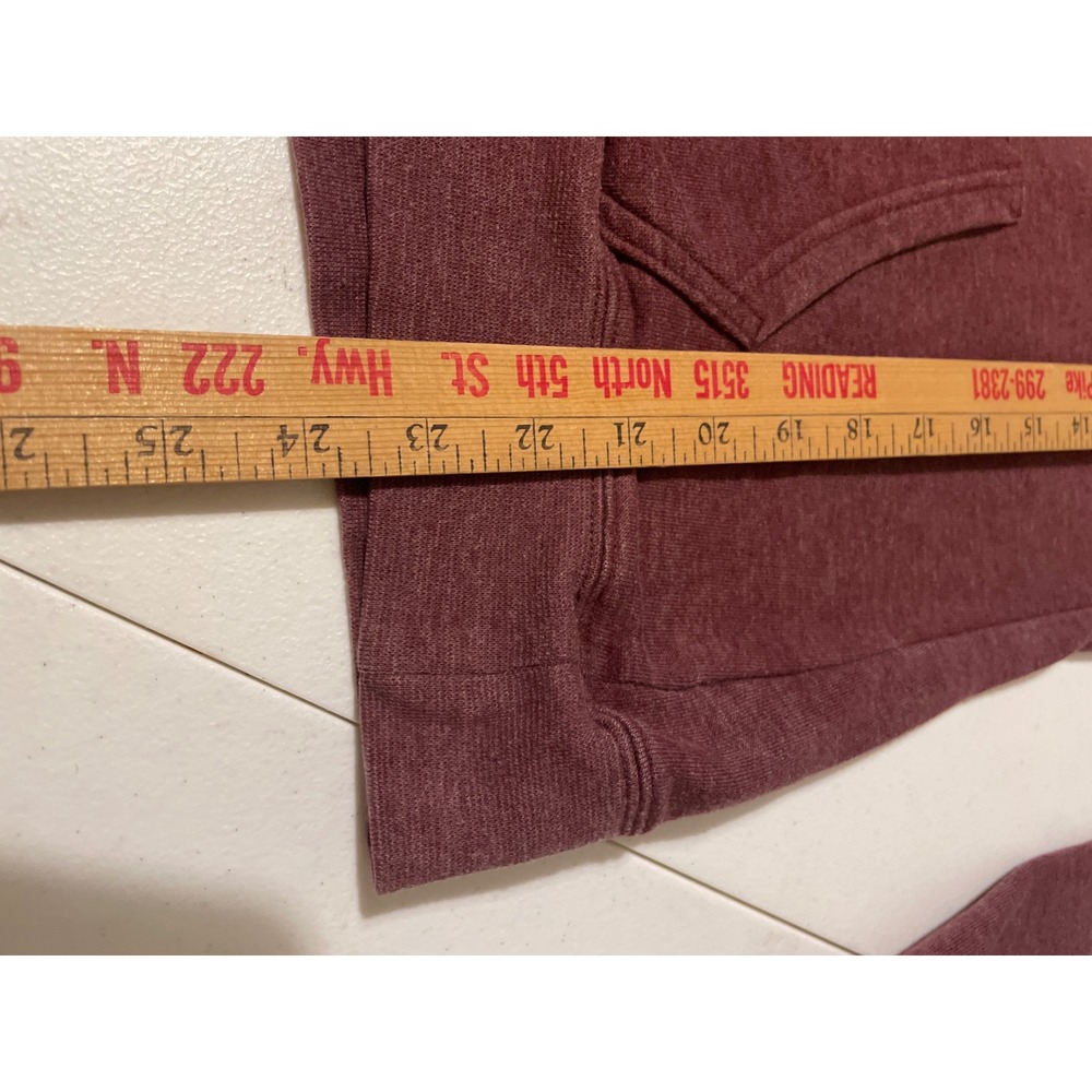 The North Face Womens Half Dome Logo Hoodie Burgundy Maroon Size M Pullover - Picture 5 of 8